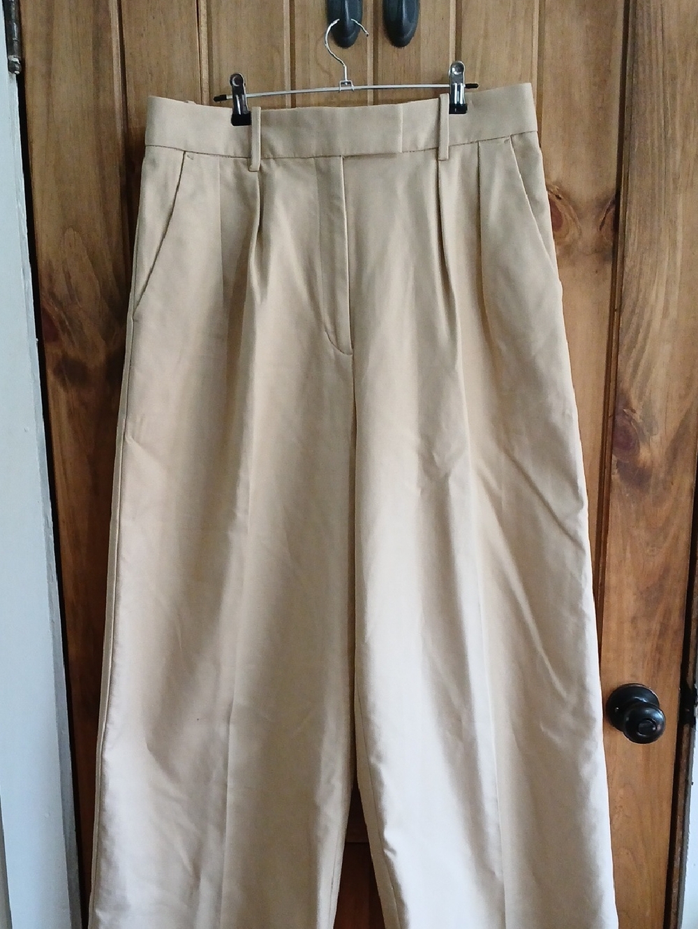 Banana Republic Wide Leg Pants in Beige